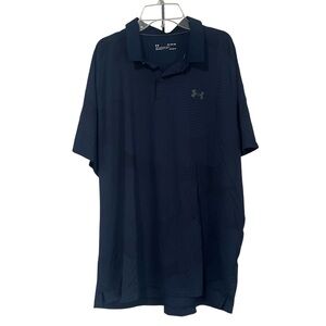 Under Armour men’s size XL dark blue polo w/pattern